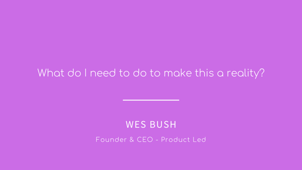 1. Product led CEO about growth